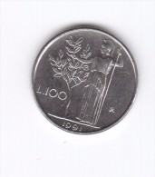 100 Lire 1991 (Id-239) - 100 Lire