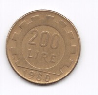 200 Lire 1980 (Id-426) - 200 Liras