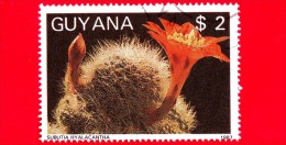 GUYANA - 1988 - Fiori - Cactus - Rebutia Hyalacantha - 2 - Guyana (1966-...)