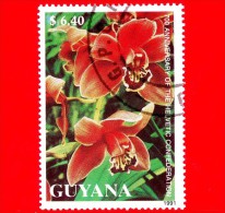 GUYANA - 1991 - Fiori - Ochidee - 700 Anni Della Confederazione Elvetica -  6.40 - Guyana (1966-...)