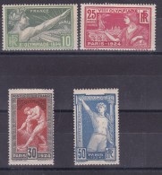 FRANCE DU N°183 AU N°186 NEUF CHARNIERE COTE 45 EURO - Collections