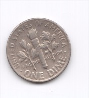 1 Dime 1966 USA (Id-508) - 1946-...: Roosevelt