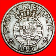 * PORTUGAL (1953-1974): MOZAMBIQUE ★ 1 ESCUDO 1957 ARMILLARY SPHERE! LOW START ★ NO RESERVE! - Mozambique