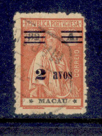 ! ! Macau - 1931 Ceres OVP 2 A  - Af. 261 - Used - Oblitérés