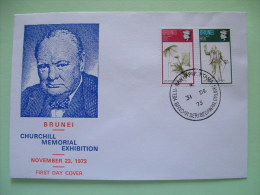 Brunei 1973 Cover - Churchill - Brunei (1984-...)