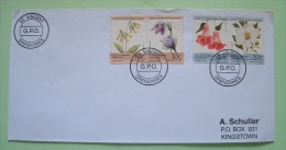 Bequia - Grenadines Of St. Vincent 1985 FDC Cover - Flowers - St.Vincent E Grenadine