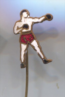 BOXING - BOX RING, Hungarian Vintage Pin Badge, Enamel - Boxeo