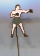 BOXING - BOX RING, Hungarian Vintage Pin Badge, Enamel - Boxe