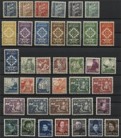 PORTUGAL, VERY  NICE GROUP 1935-49 F/VF NH, ONE STAMP LH - Lotes & Colecciones