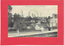 GORRON 1908 VILLE VUE DU PONT DE HERCE CARTE EN BON ETAT - Gorron