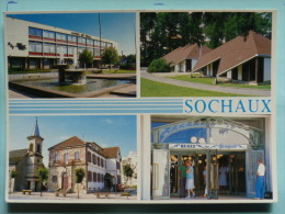 V09-25-A-doubs-sochaux-hotel De Ville-ecole De Musique-ancienne Mairie- Temple -le Musee-multivues - Sochaux