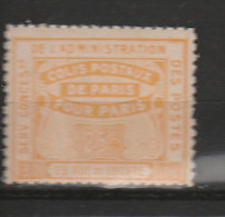 FRANCE COLIS POSTAL N°  25 C JAUNE TIMBRE A TAXE REDUITE POUR COLIS RECLAME NEUF SANS CHARNERE PETIT PLI - Mint/Hinged