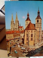 GERMANY REGENSBURG NEUPFARRPLATZ MIT BLICK ZUM DOM AUTO CAR MINICAR MINI  VB1960 EV1276 - Regensburg