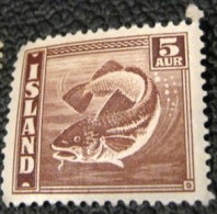 Iceland 1939 Gadus Morrhua 5aur - Mint - Neufs