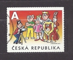 Czech Republic  Tschechische Republik 2012 ⊙ Mi 750 Sc 3557 Ctyrlístek In The King's Service. Durchstich A - Oblitérés