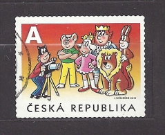 Czech Republic  Tschechische Republik 2012 Gest. Mi 750 Sc 3557 Ctyrlístek In The King´s Service. Durchstich A - Used Stamps