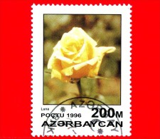 AZERBAIJAN - Usato - 1996 - Fiori - Rose - Luna Rose - 200 - Azerbaïjan