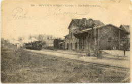 80/CPA A - Bray Sur Somme - La GAre - Bray Sur Somme