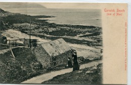 POST CARD ISLE OF MAN GARWICK BEACH - Man (Eiland)