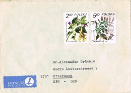 13600. Carta Aerea WARSZAWA (Polonia) Polska 1980. Plantes Medicinals - Plantes Médicinales