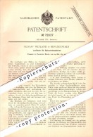 Original Patent - Gustav Weyland In Bergneustadt , 1893 , Laufleder Für Spinnereimaschinen , Spinnerei !!! - Bergneustadt