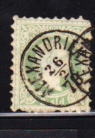 AUSTRIA-LEVANT-1867-3-SOLDI-ALEXANDRIA-9/1/2-USED--SEE-SCAN - Levante-Marken