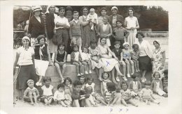 CARTE PHOTO GROUPE D'ENFANTS A LA BAULE - La Baule-Escoublac