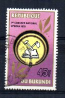 Burundi - 1980 - 45f 1st National Party Congress - Used - Gebraucht