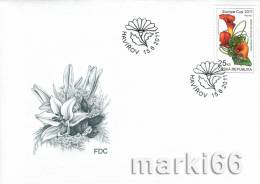 Czech Republic - 2011 - Europa Flower Cup ´2011 - FDC - Lettres & Documents
