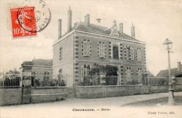 CPA- CHEVANNES (89) - Aspect De La Mairie En 1900 - Chevannes