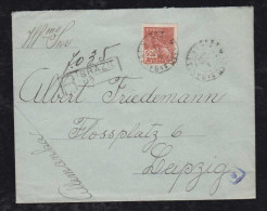 Brazil Brasil 1924 500R Vovo Single Use Registed Cover BAHIA To LEIPZIG Germany - Covers & Documents