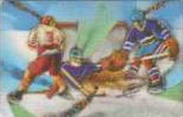 Germany - Team Olympia - Eishockey - Ice Hockey - Sport - A34  10/93 - Chipcard - A + AD-Series : D. Telekom AG Advertisement