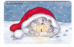 Germany - Mouse Comic - Maus - Xmas - Weihnachten - Christmas - A34  11/94 - Bärbel Haas - A + AD-Series : D. Telekom AG Advertisement