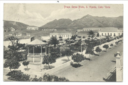 ///  CPA - Afrique - CAP VERT - CABO VERDE -  Praça Serpa Pinto - St Viçente  // - Cap Vert