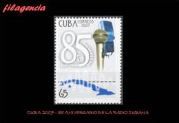 AMERICA. CUBA MINT. 2007 85 ANIVERSARIO DE LA RADIO EN CUBA - Unused Stamps