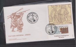 O) 1997 BRAZIL, INDIAN CULTURE, WEAPONS, FDC XF - FDC