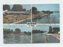 Boran-sur-Oise (60) : 4 Vues De La Plage En 1956 (animé) GF. - Boran-sur-Oise