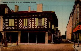 47-DAMAZAN..ANCIENNES MAISONS....CPA - Damazan