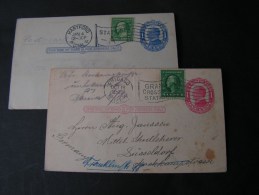 == USA 2 Old Cards 1912 - 1901-20