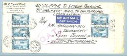 Kanada Canada 1941-04-24 Montreal O.A.T. Zensur-Luftpostbrief Nach Rüti CH - Briefe U. Dokumente