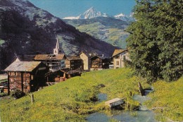 CPA GRACHEN- PANORAMA, MOUNTAINS - Grächen