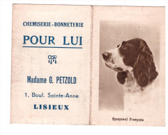 Calendrier 1953 Offert Par La Maison"pour Lui" (lisieux) (PPP239) - Small : 1941-60