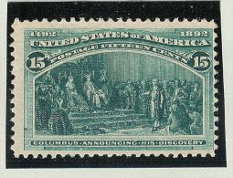 USA 1893 15Cent ** Postfrisch Mi# 81 Sc 238 - Nuevos