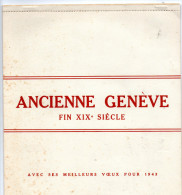 GENEVE CALENDRIER 1943)   RARE :ANCIENNE GENEVE FIN XIX -  R12 Photos11x17-  1880à1904 Décrites Ci-dessous - Grand Format : 1941-60