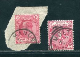 SOUTH AFRICA CAPE GOOD POSTMARKS MANUBIE MOLTENO - Cap De Bonne Espérance (1853-1904)