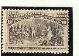 USA 1893 10 Cent Mi # 80 Sc # 237 ** Postfrisch - Ongebruikt