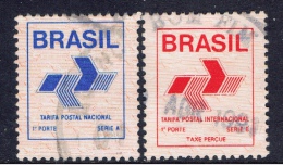 BR+ Brasilien 1988 Mi 2249 2256 2329 Bauwerk, Postemblem - Oblitérés