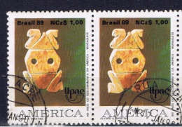 BR+ Brasilien 1989 Mi 2303-05 2321 Blüten, Tonfigur - Used Stamps