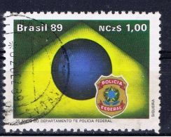 BR+ Brasilien 1989 Mi 2329 2330 Postemblem, Bundespolizei - Oblitérés
