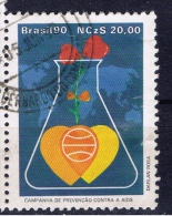 BR+ Brasilien 1990 Mi 2351 2359 AIDS, Straßentransport-Union - Gebruikt